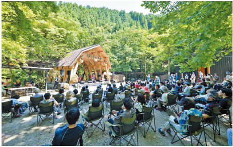 秋川渓谷で山遊び＆音楽フェス