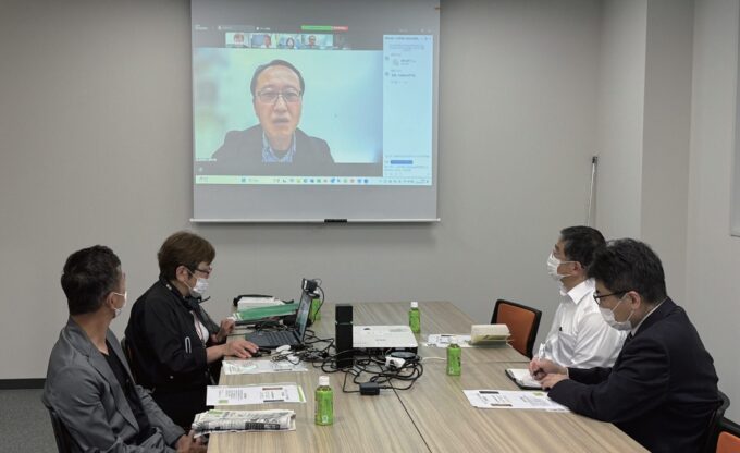 オンラインを含め行った「タバコフリー西多摩」の第1 回会合