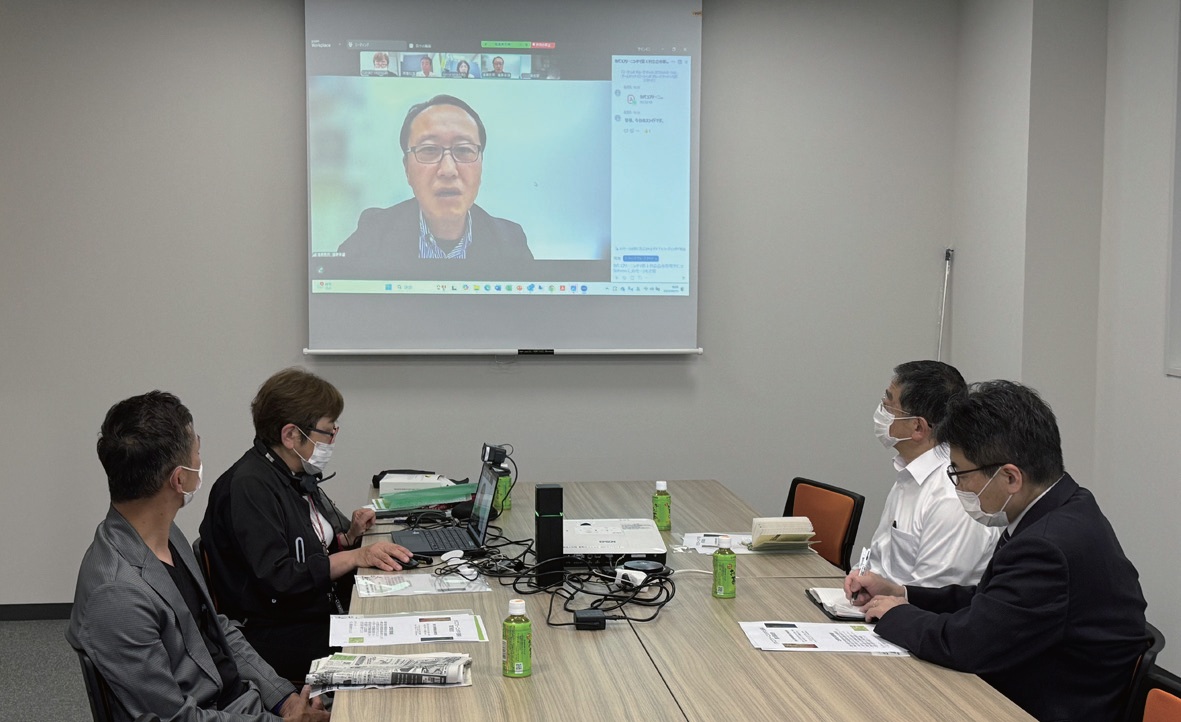 オンラインを含め行った「タバコフリー西多摩」の第1 回会合