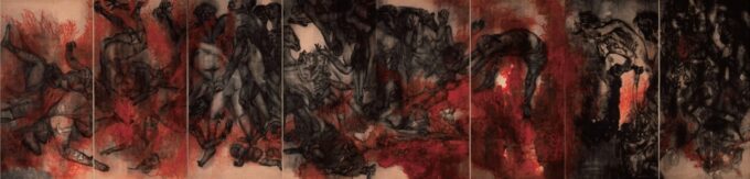 「原爆の図第2部」の原寸大複製画