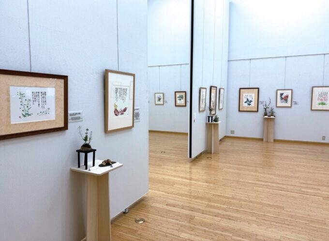 羽村で「星野富弘　花の詩画展」感謝や祈りの気持ちを込めた５０点展示