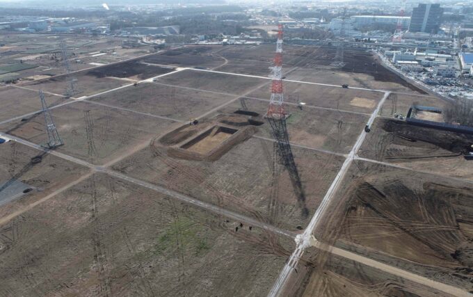 約49ヘクタールの土地に産業拠点を整備する