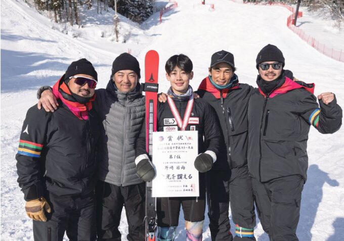 青梅の中学生・野崎日向さん　全国中学校スキー大会男子大回転で優勝
