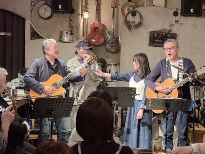 青梅線・五日市線　蔵元・ほろ酔い列車　その5音楽好きが集い、自然にセッション ライブバー パーパス