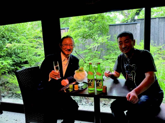 蔵元・ほろ酔い列車その7 　あきる野の有形文化財・土蔵で楽しむ極上のかき氷