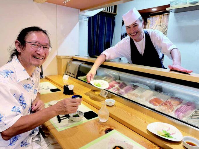 蔵元・ほろ酔い列車その9　旬を握る「鮨武」あきる野で半世紀余